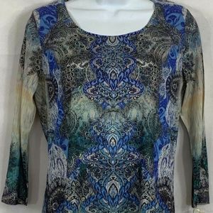 Brand New World Unity Embellished Blouse Top